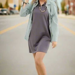 Quarter Zip Dual Pocket Active Dress 12 Quarter Zip Dual Pocket Active Dress -Women's Clothing Store JANweek3 becca0168