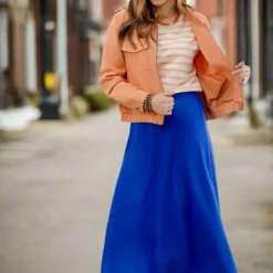 Everyday Midi Skirt -Women's Clothing Store JANweek3 becca0248