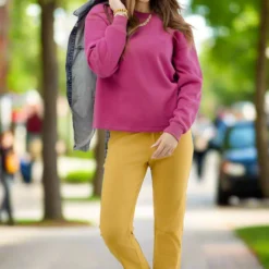 Bold Stitched Sweatshirt 30 Bold Stitched Sweatshirt -Women's Clothing Store JANweek3 becca0610