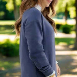 Bold Stitched Sweatshirt 35 Bold Stitched Sweatshirt -Women's Clothing Store JANweek3 becca0657