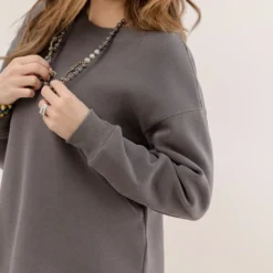 Bold Stitched Sweatshirt 39 Bold Stitched Sweatshirt -Women's Clothing Store JANweek3 becca0680