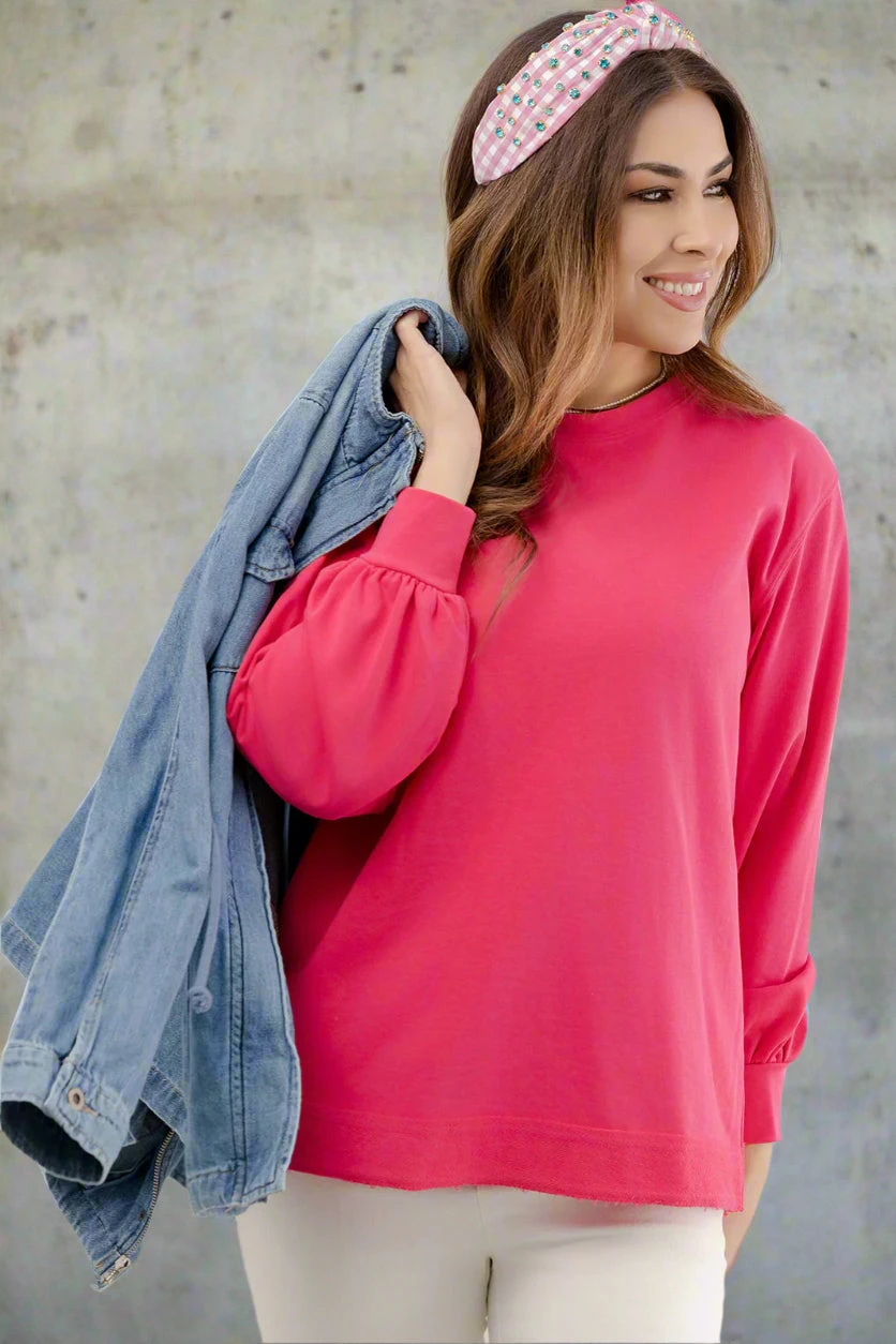 Simple Raw Edge Sweatshirt 18 Simple Raw Edge Sweatshirt - Image 18