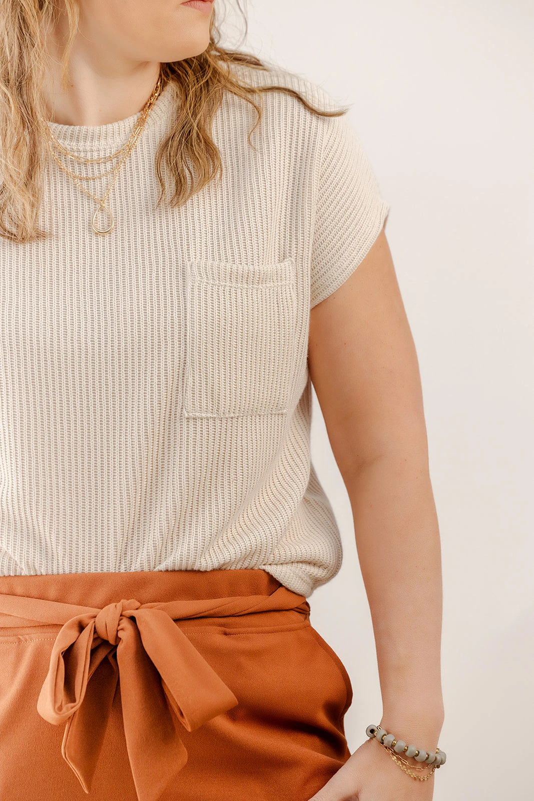 Knit Dolman Sleeve Pocket Tee 6 Knit Dolman Sleeve Pocket Tee - Image 6