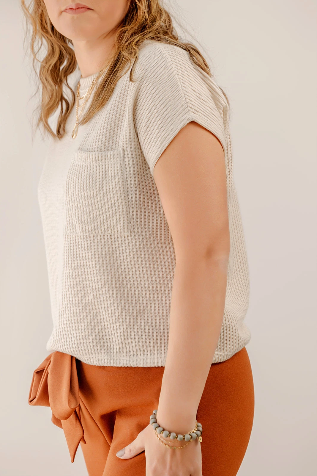 Knit Dolman Sleeve Pocket Tee 5 Knit Dolman Sleeve Pocket Tee - Image 5