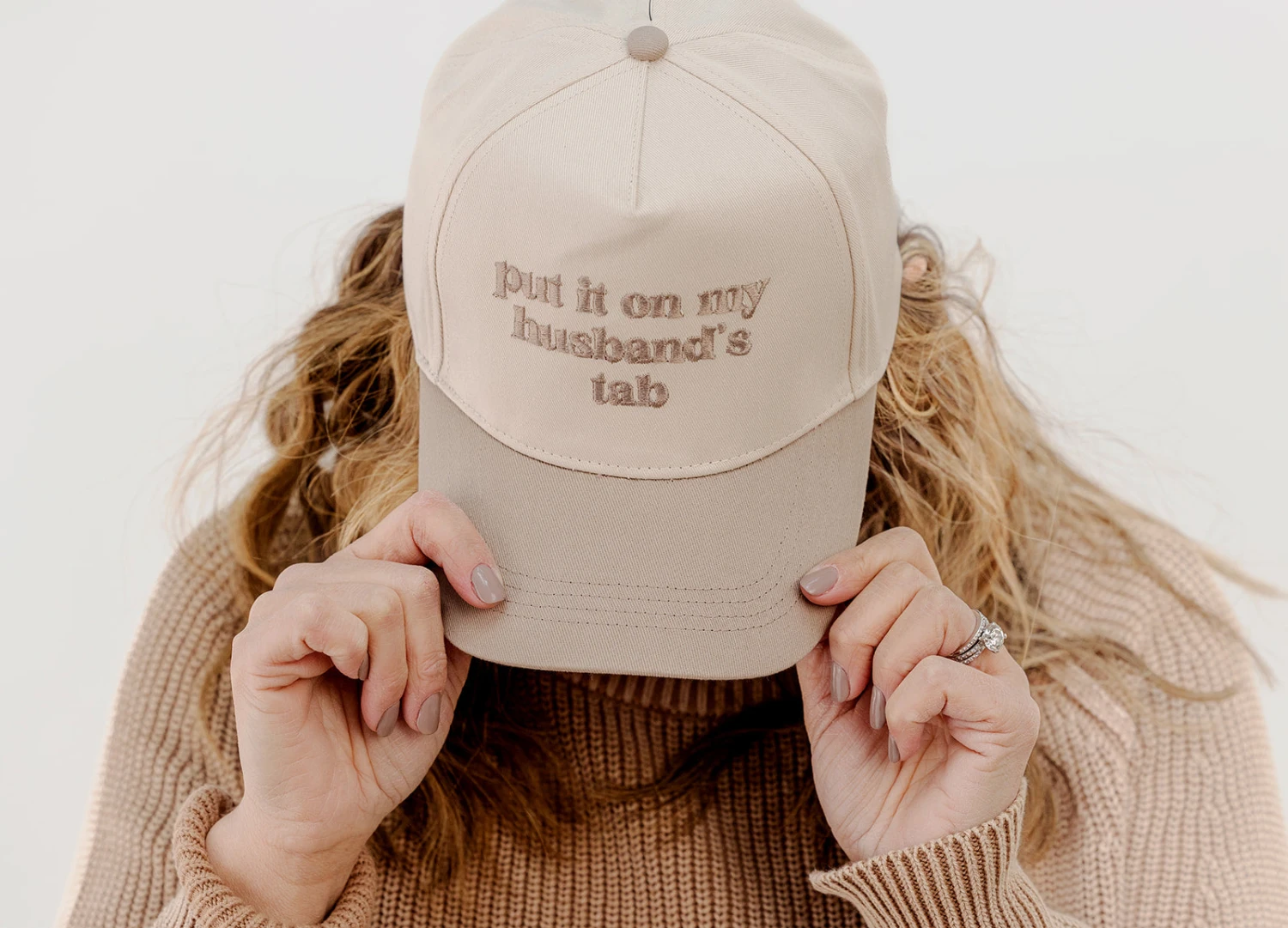 Put It On My Husband's Tab Ball Cap 1 Put It On My Husband's Tab Ball Cap