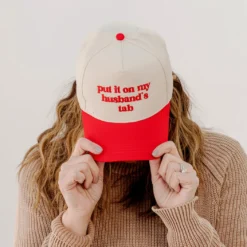 Put It On My Husband's Tab Ball Cap 5 Put It On My Husband's Tab Ball Cap -Women's Clothing Store Jan2nd week0295