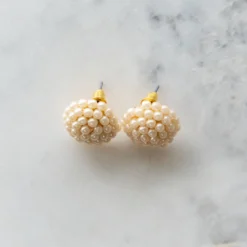 Clustered Pearl Stud Earrings -Women's Clothing Store JewerlyJan 24 199
