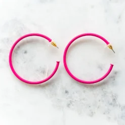Saved By The Bell Hoop Earrings -Women's Clothing Store JewerlyJan 24 227