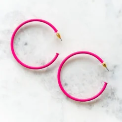 Saved By The Bell Hoop Earrings -Women's Clothing Store JewerlyJan 24 228