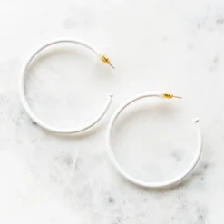 Saved By The Bell Hoop Earrings -Women's Clothing Store JewerlyJan 24 230