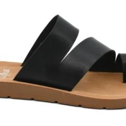 Corky's Just A Fling Black Sandal -Women's Clothing Store JustAFling Black