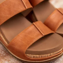 Corky's Table For Two Cognac Wedge Sandal -Women's Clothing Store NEWSANDALS 14