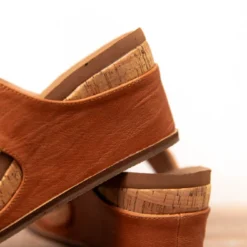 Corky's Table For Two Cognac Wedge Sandal -Women's Clothing Store NEWSANDALS 16