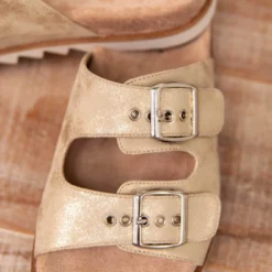 Corky's Dash Gold Washed Metallic Sandals 7 Corky's Dash Gold Washed Metallic Sandals -Women's Clothing Store NEWSANDALS 20