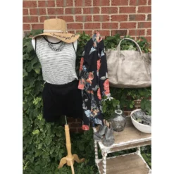 High Waisted Scalloped Bottom Shorts -Women's Clothing Store Screen Shot 2019 08 15 at 10.19.24 AM 1 753369