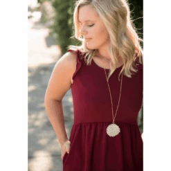 Ruffled Tank Dress -Women's Clothing Store Screen Shot 2019 08 16 at 3.17.46 PM 880388