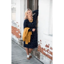 Polka Dot Button Midi Dress -Women's Clothing Store Screen Shot 2019 08 18 at 3.06.22 PM 232382