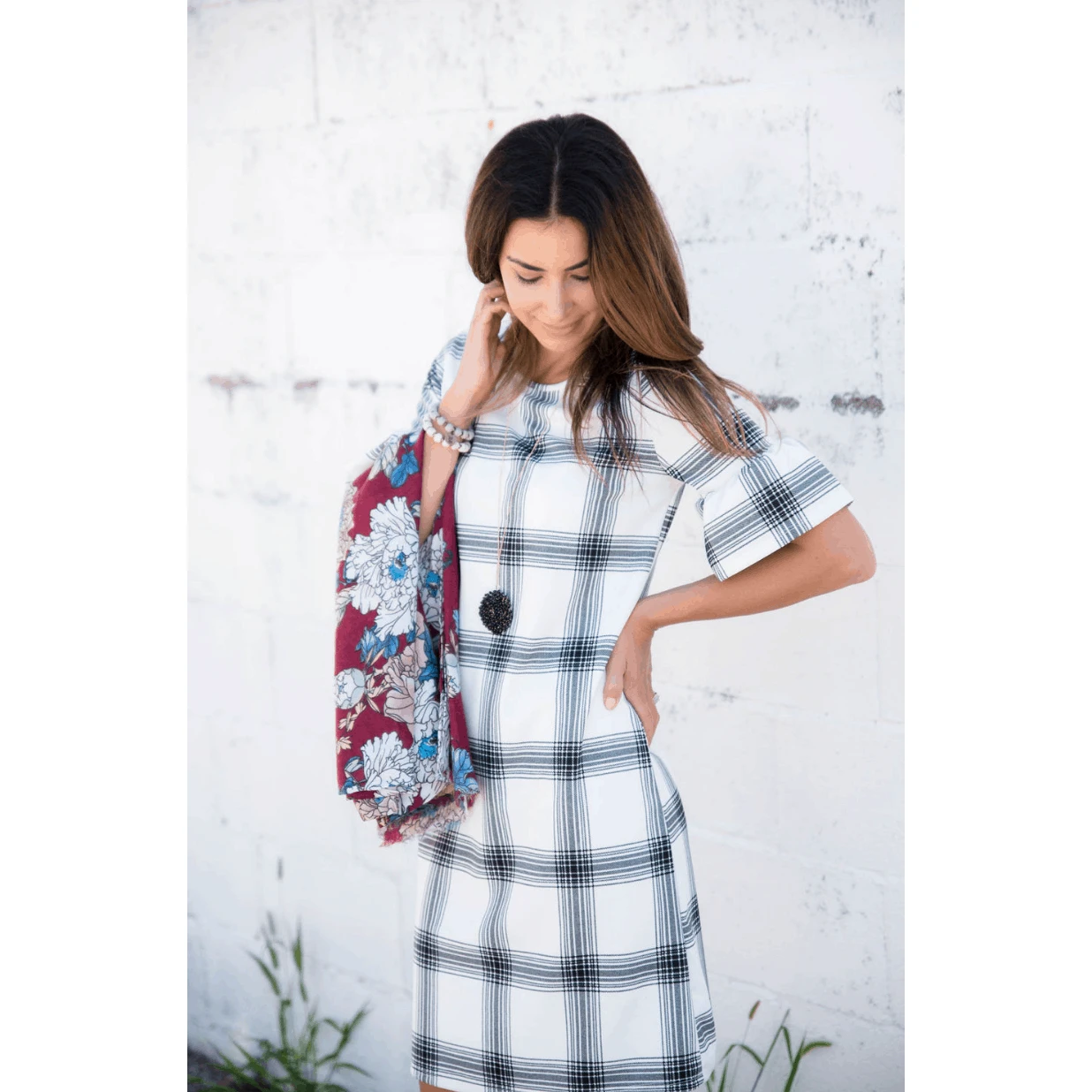 Plaid Flutter Dress 1 Plaid Flutter Dress