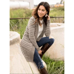 Striped Teacher's Cardigan -Women's Clothing Store Screen Shot 2020 02 21 at 4.20.28 PM 592710