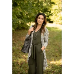 Striped Waterfall Elbow Patch Cardigan -Women's Clothing Store Screen Shot 2021 08 06 at 2.53.22 PM 211332