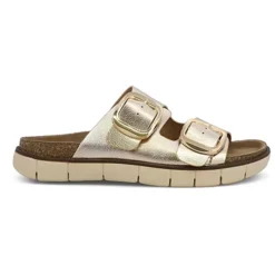 Mylaa Gold Sandals