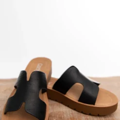 Corky's Hold Please Black Smooth Sandals -Women's Clothing Store SpringBreakCollection 219 scaled