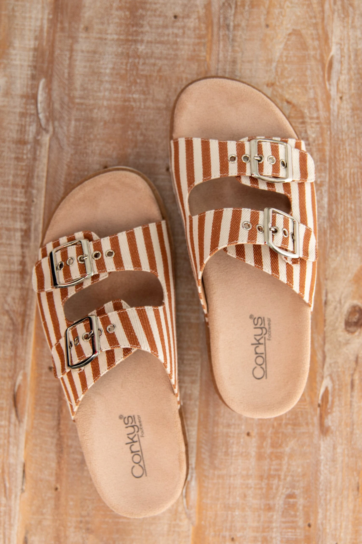 Corky's Dash Tan Natural Sandals 5 Corky's Dash Tan Natural Sandals - Image 5