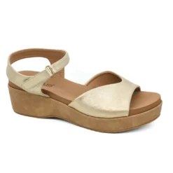 Corky's Meet Ya There Gold Wash Metallic Sandals