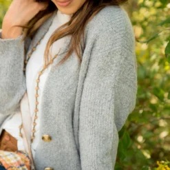 Boyfriend Button Cardigan -Women's Clothing Store a3 215451