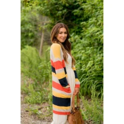 Striped Tissue Cardigan -Women's Clothing Store bb 0294 de1ae24e 497b 4a8a bb05 a0591e5ffcbc