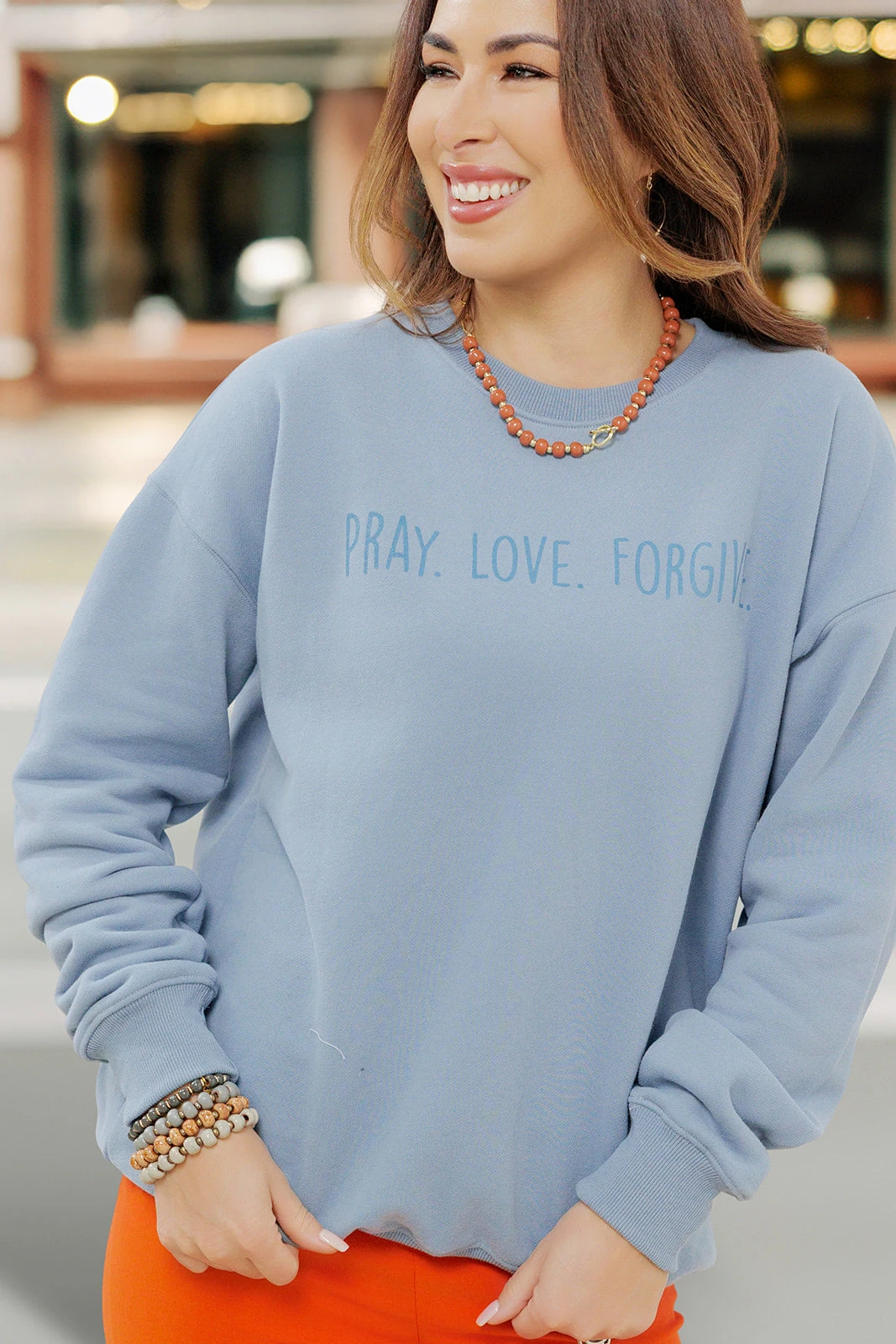 Pray Love Forgive Graphic Crewneck 1 Pray Love Forgive Graphic Crewneck
