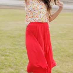 Elevated Accordion Midi Skirt -Women's Clothing Store becca NEW 0258 b7ebd98d 98f7 4c3c 9d29 1f4f8c622003