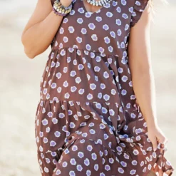 Whimsical Floral Tiered Dress -Women's Clothing Store becca NEW marchweek20088