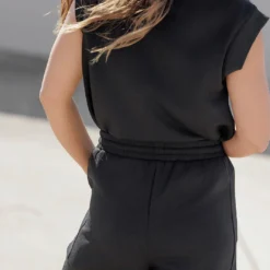 Quarter Zip Pullover Scuba Tank -Women's Clothing Store becca NEW marchweek20221