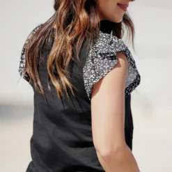 Micro Spotted Ruffle Solid Body Tank 24 Micro Spotted Ruffle Solid Body Tank -Women's Clothing Store becca NEW marchweek20671