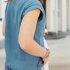 Simple Cap Sleeve Tee 28 Simple Cap Sleeve Tee -Women's Clothing Store becca NEW week3FEB0039