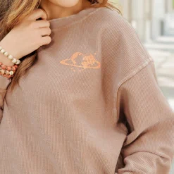 My Hope Is In The Lord Ribbed Graphic Crewneck -Women's Clothing Store becca NEW week3FEB0052