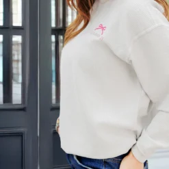 Proverbs 31 Ribbed Graphic Crewneck 8 Proverbs 31 Ribbed Graphic Crewneck -Women's Clothing Store becca NEW week3FEB0197