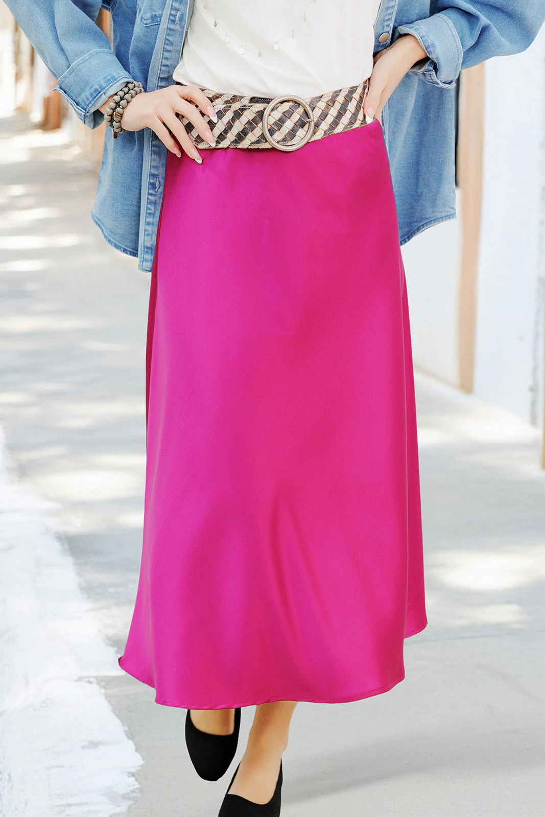 Elevated Everyday Midi Skirt 3 Elevated Everyday Midi Skirt - Image 3