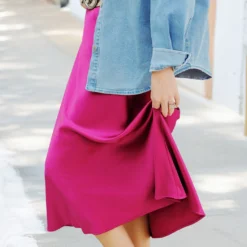Elevated Everyday Midi Skirt 36 Elevated Everyday Midi Skirt -Women's Clothing Store becca NEW week3FEB0287