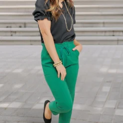 Textured Ruched Puff Sleeve Blouse -Women's Clothing Store becca NEW week4FEB0278