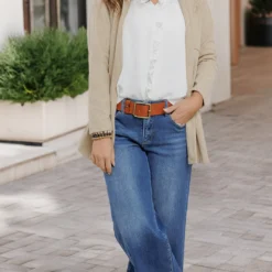 Wide Ribbed Side Slit Shacket -Women's Clothing Store becca NEW week4FEB0499