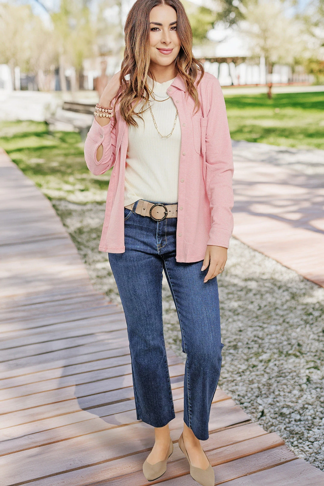 Micro Striped Shacket 2 Micro Striped Shacket - Image 2