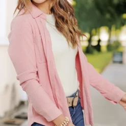 Micro Striped Shacket 9 Micro Striped Shacket -Women's Clothing Store becca NEW week4FEB0533