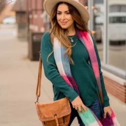 Brilliantly Vibrant Squared Scarf