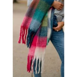 Brilliantly Vibrant Squared Scarf -Women's Clothing Store brilliantly vibrant squared scarf 785030