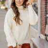 Chunky Knit Turtleneck Sweater