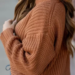 Chunky Knit Turtleneck Sweater -Women's Clothing Store chunky knit turtleneck sweater 594132