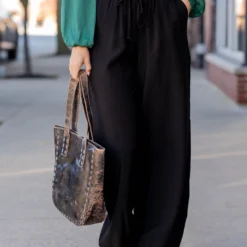 Classy Relaxed Large Pocket Pants -Women's Clothing Store classy relaxed large pocket pants 211842