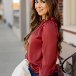 Elegant Cinched Trim Blouse 32 Elegant Cinched Trim Blouse -Women's Clothing Store elegant cinched trim blouse 867044